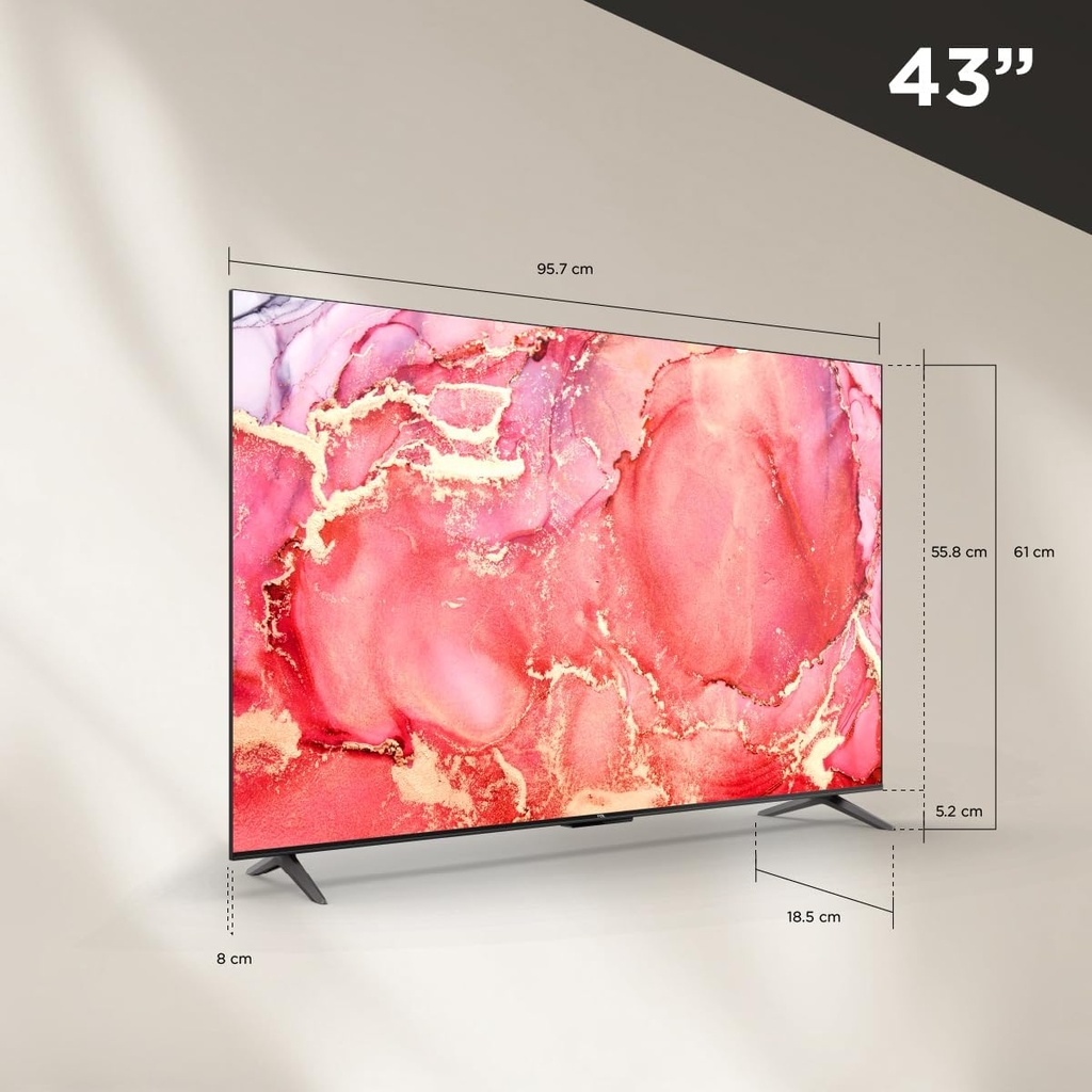 TELEVISOR MOD. 43S452 SMART 4K GOOGLE TV 43 PULGADAS