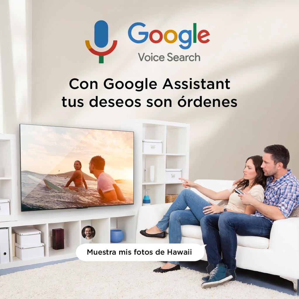 TELEVISOR MOD. 43S452 SMART 4K GOOGLE TV 43 PULGADAS