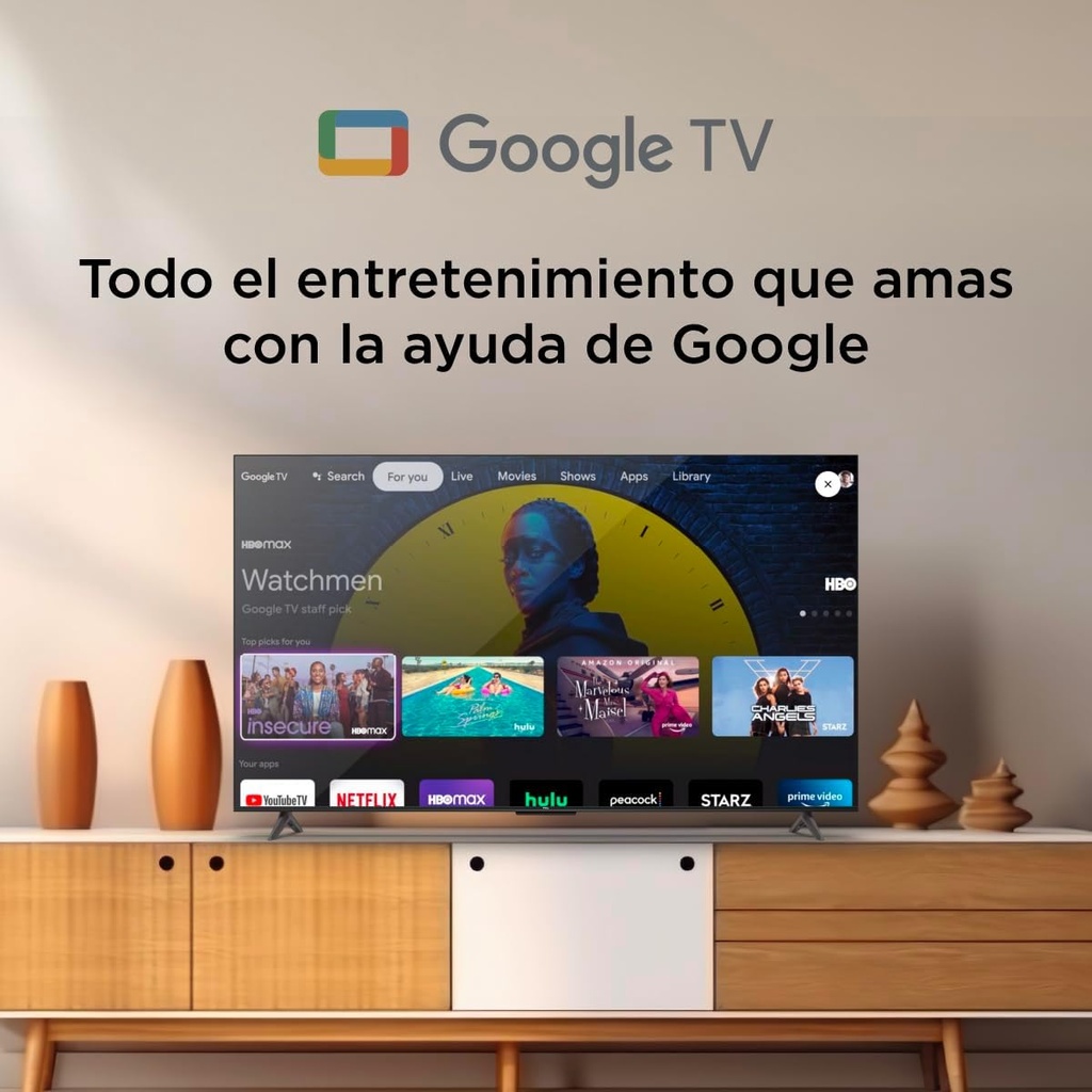TELEVISOR MOD. 43S452 SMART 4K GOOGLE TV 43 PULGADAS