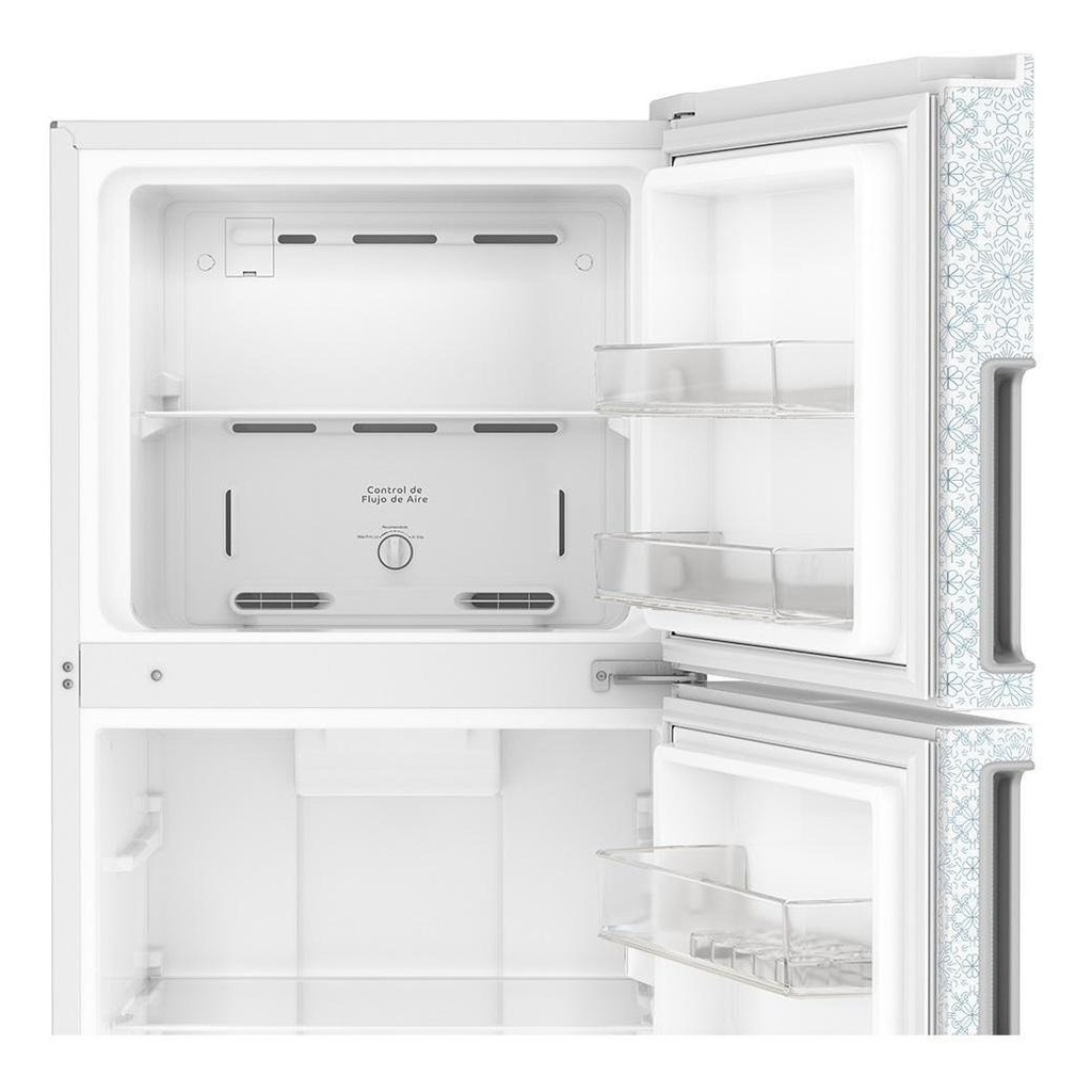 REFRIGERADOR MOD. AT-1330W BLANCO 13p3 DECORADO