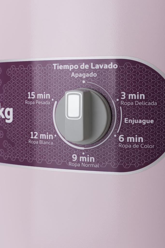 LAVADORA MOD. ALF-1551ER 15KG ROSA 1 PERILLA (3 AÑOS DE GARANTIA)