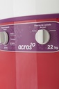 LAVADORA MOD. ALF-2253EC 22KG ROJA CORAL 2 PERILLAS (3 AÑOS DE GARANTIA
