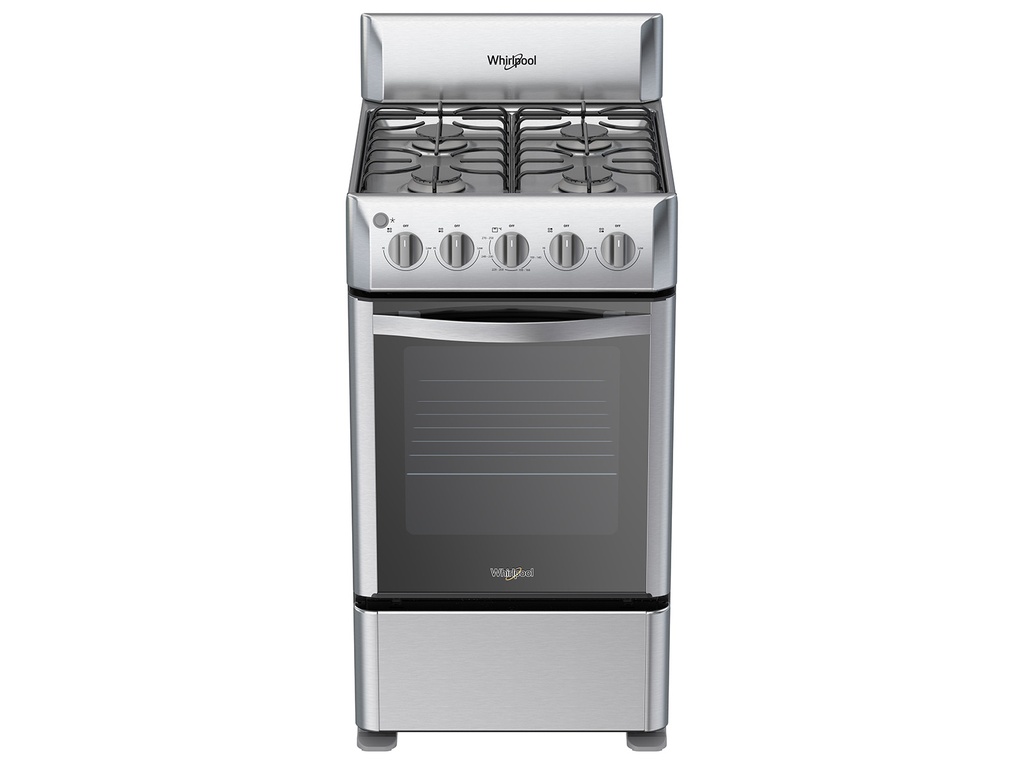 ESTUFA WHIRLPOOL MOD. WWR-3000S 20" ACERO INOXIDABLE ENC. ELECTRÓNICO, CUBIERTA ACERO