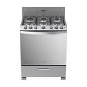 ESTUFA WHIRLPOOL MOD. WFR-3200D 30" SILVER ENC. ELECTRÓNICO, CUBIERTA DE ACERO